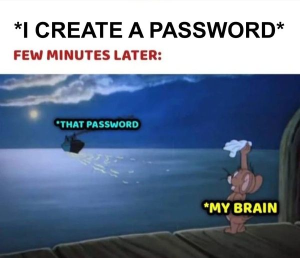 I create a password